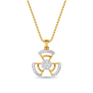 Diamond Ed Pendant Yellow Gold / 14KT
